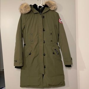 Canada Goose Kensington Parka - Military Green Size Small